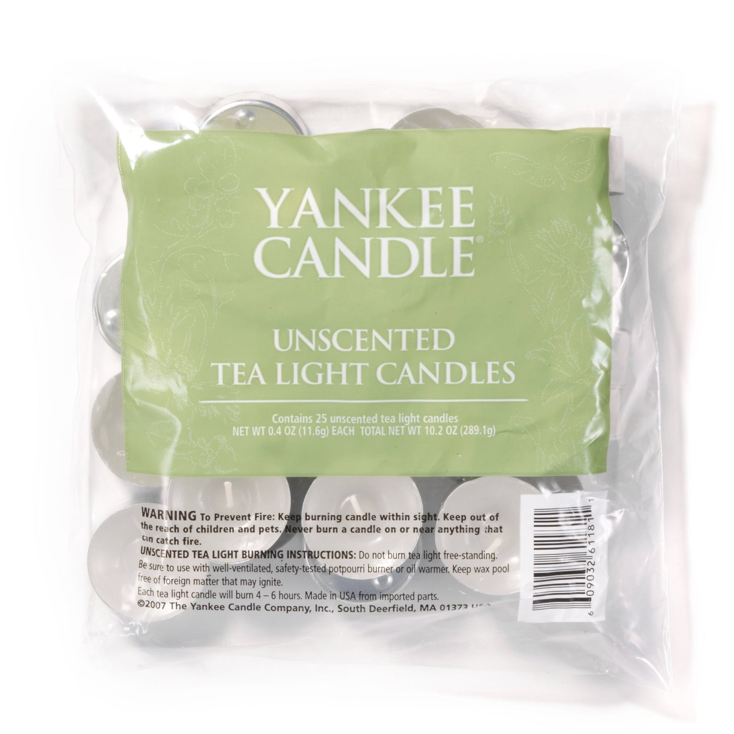 Unscented Tea Light Candles - Package of 25 Blend 5-0575